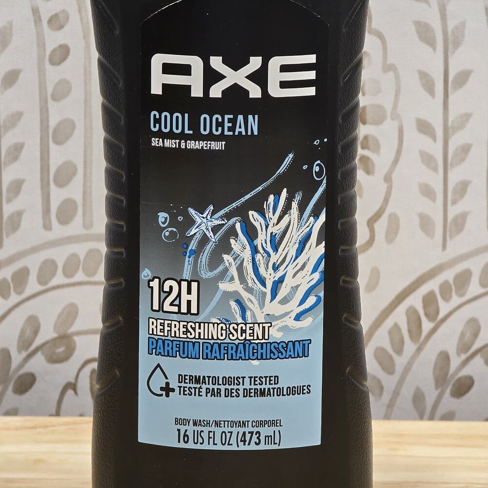 AXE Cool Ocean Men's Body Wash 16 fl oz Sea Mist and Grapefruit Scent - Picture 5 of 5
